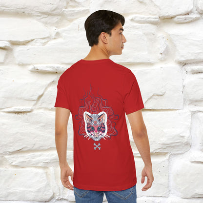 ''Air Fire Cat'' | Cat T-Shirt Front and Back Design | Nunu&Miao Studio