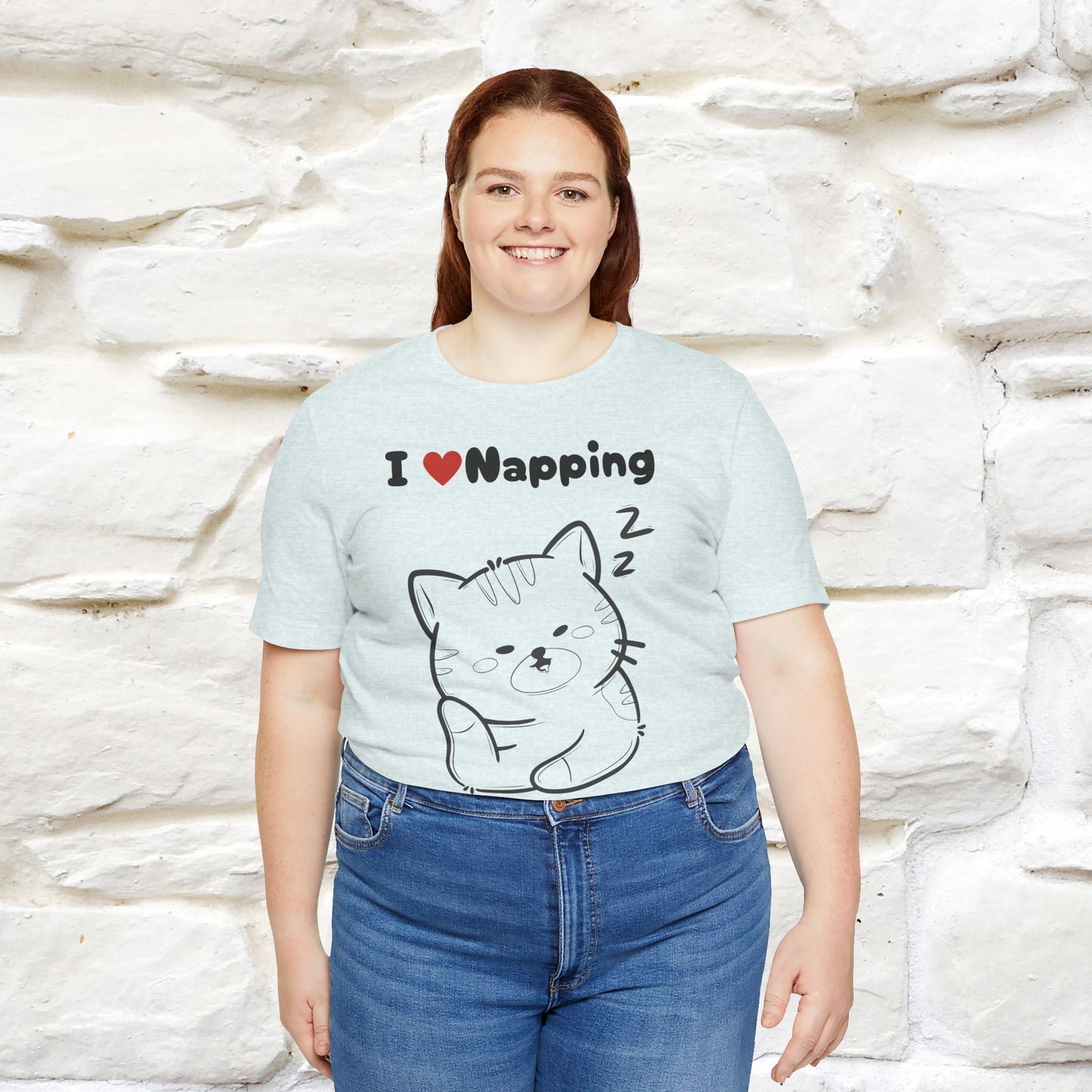 "I Love Napping" Cat T-Shirt for Men & Women | 100% Cotton* 🐾