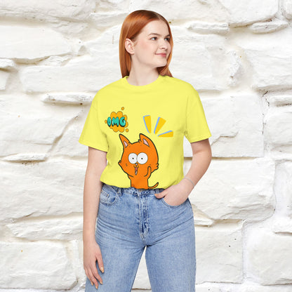 ''Oh My God'' Cat T-Shirt | Nunu&Miao Studio