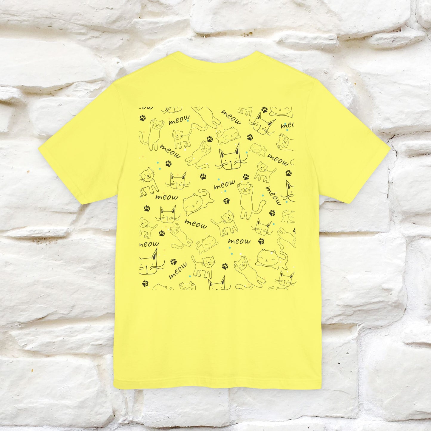 "Antidepressants" Cat T-Shirt | Front & Back Design | Nunu&Miao Studio