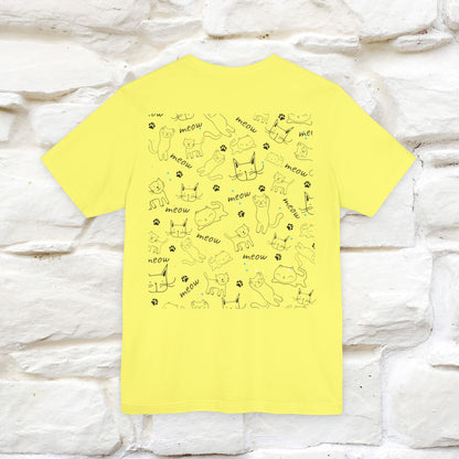 "Antidepressants" Cat T-Shirt | Front & Back Design | Nunu&Miao Studio