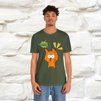 ''Oh My God'' Cat T-Shirt | Nunu&Miao Studio
