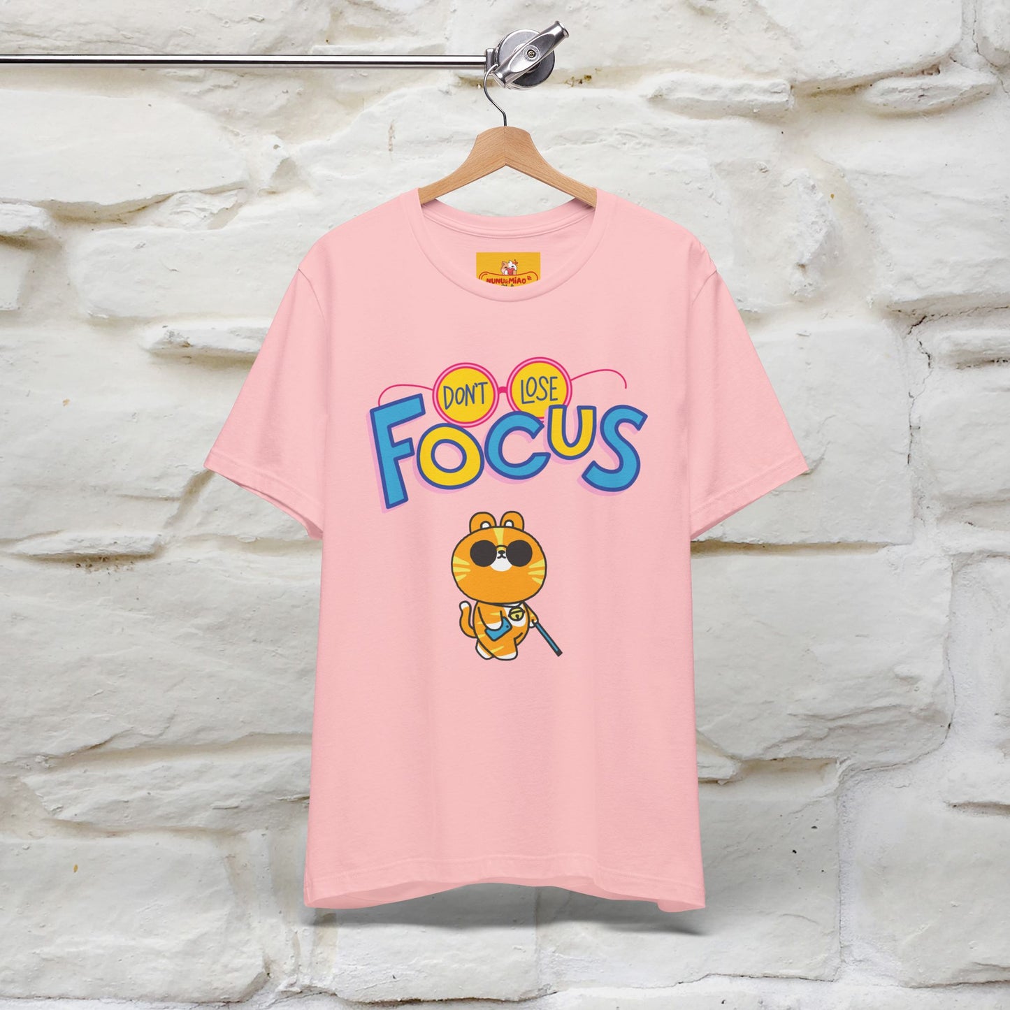 ''Don’t Lose Focus'' Cat T-Shirt | Nunu&Miao Studio
