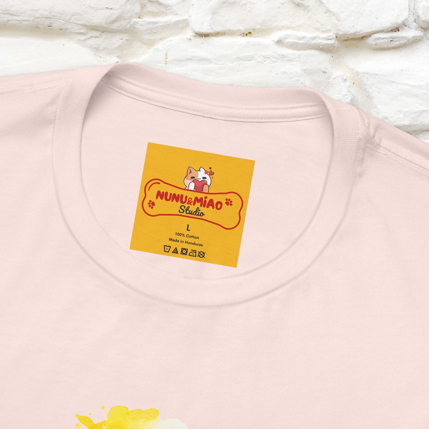 "Il Pittore'' Cat T-Shirt Front and Back Design | Nunu&Miao Studio