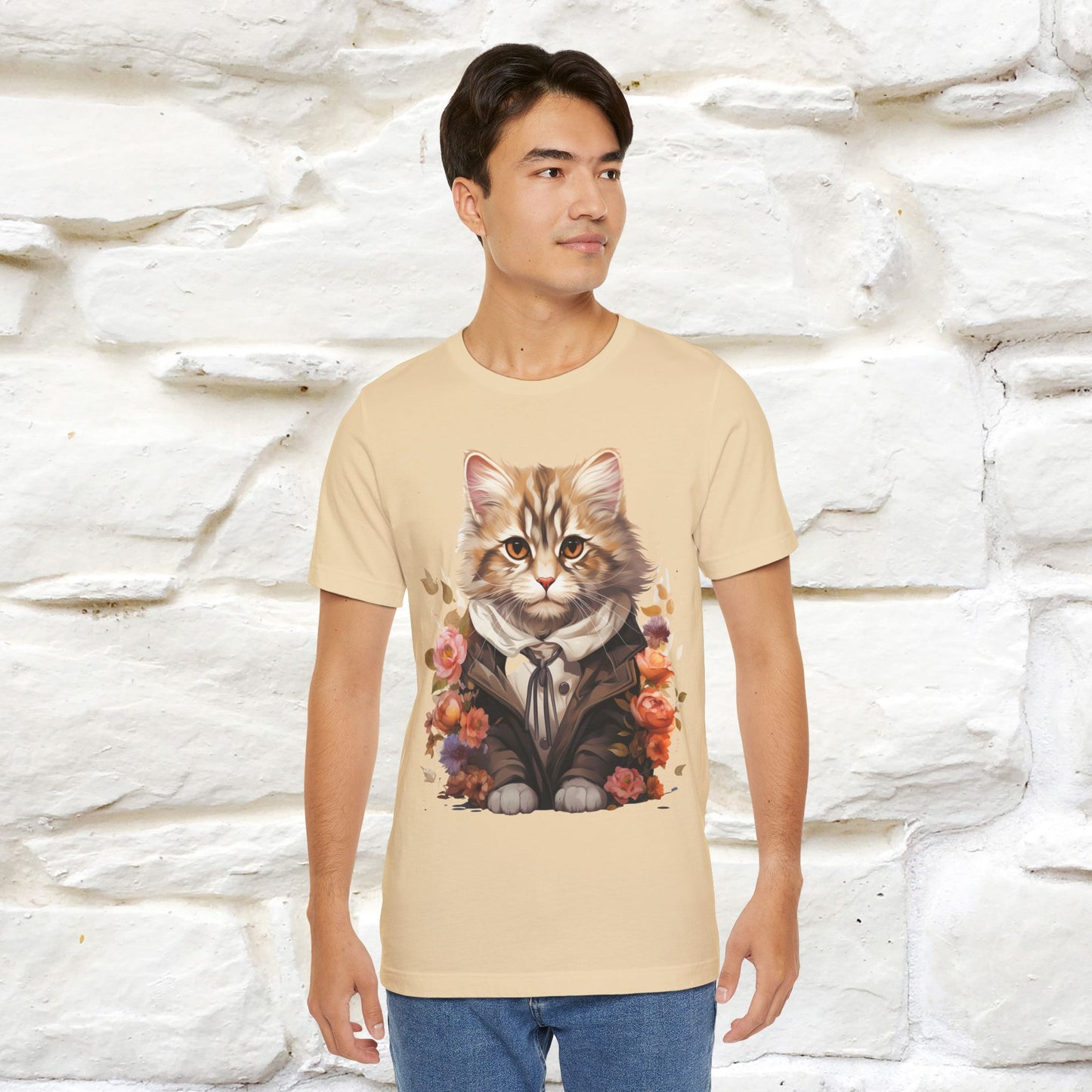 "Mr. Meow" Elegant Cat T-Shirt for Men & Women | 100% Cotton*