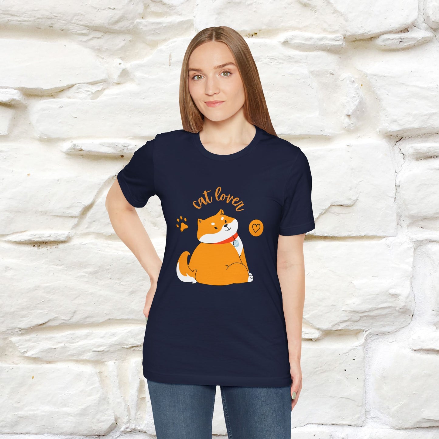 "Cat Lover" T-Shirt for Men & Women | 100% Cotton* | Purrfect Gift for Cat Enthusiasts