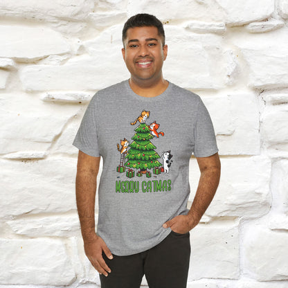 Merry Catmas | Cattitude Christmas Shirt for Men & Women | 100% Cotton*