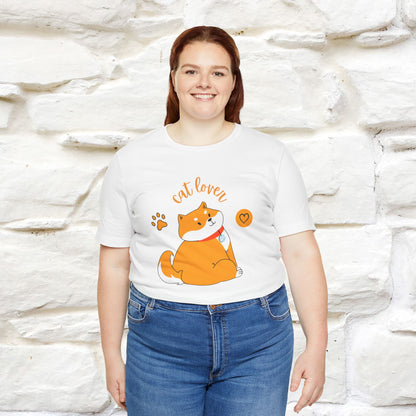 "Cat Lover" T-Shirt for Men & Women | 100% Cotton | Purrfect Gift for Cat Enthusiasts