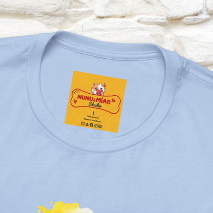 "Il Pittore'' Cat T-Shirt Front and Back Design | Nunu&Miao Studio
