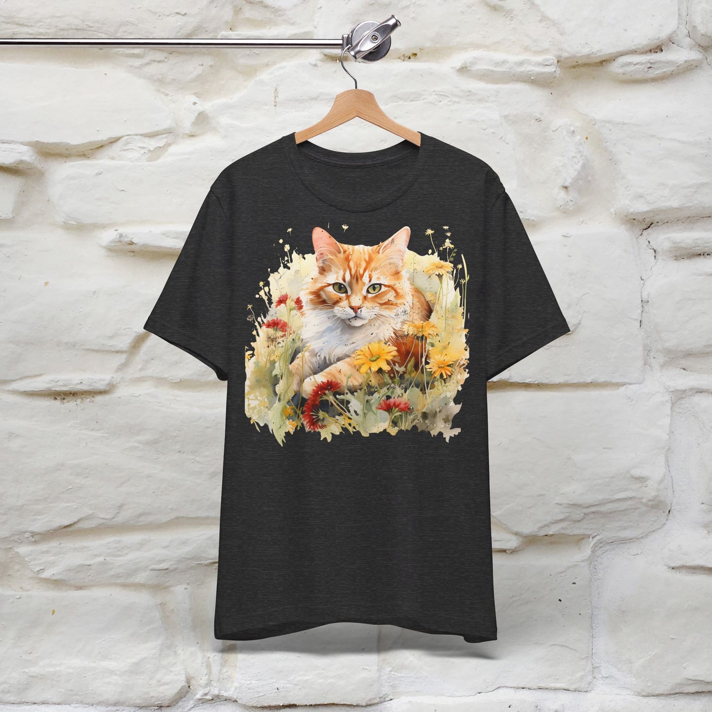 ''Elegance'' Cat T-shirt for Women 100% Cotton. - Nunu&Miao Studio