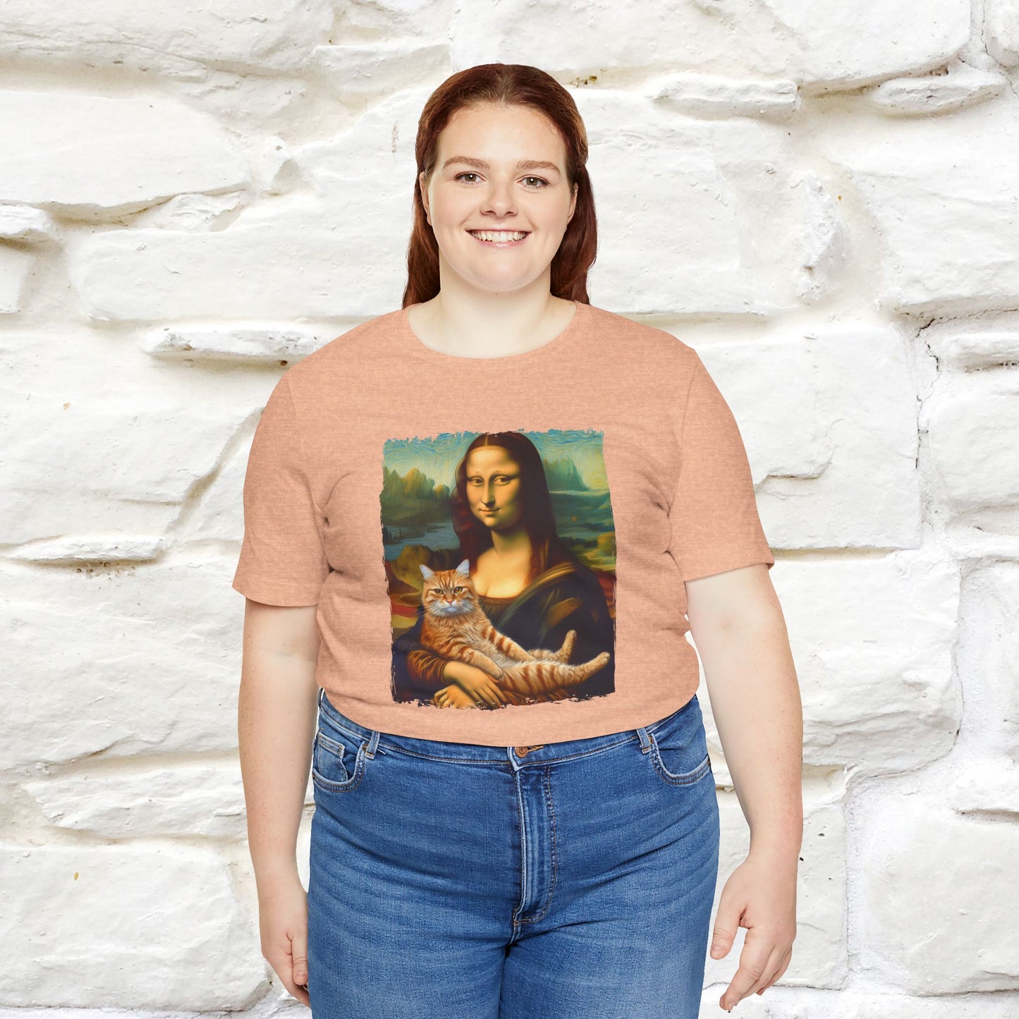 Mona Lisa’s Cat T-Shirt | Classic Art-Inspired Cat Tee for Men & Women | 100% Cotton