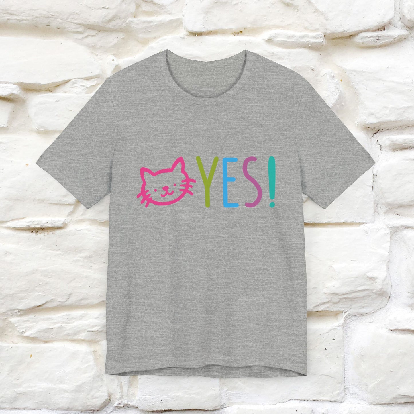 "Yes, Just Do It" Cat T-Shirt for Men & Women | Front & Back Design | 100% Cotton* 🐾