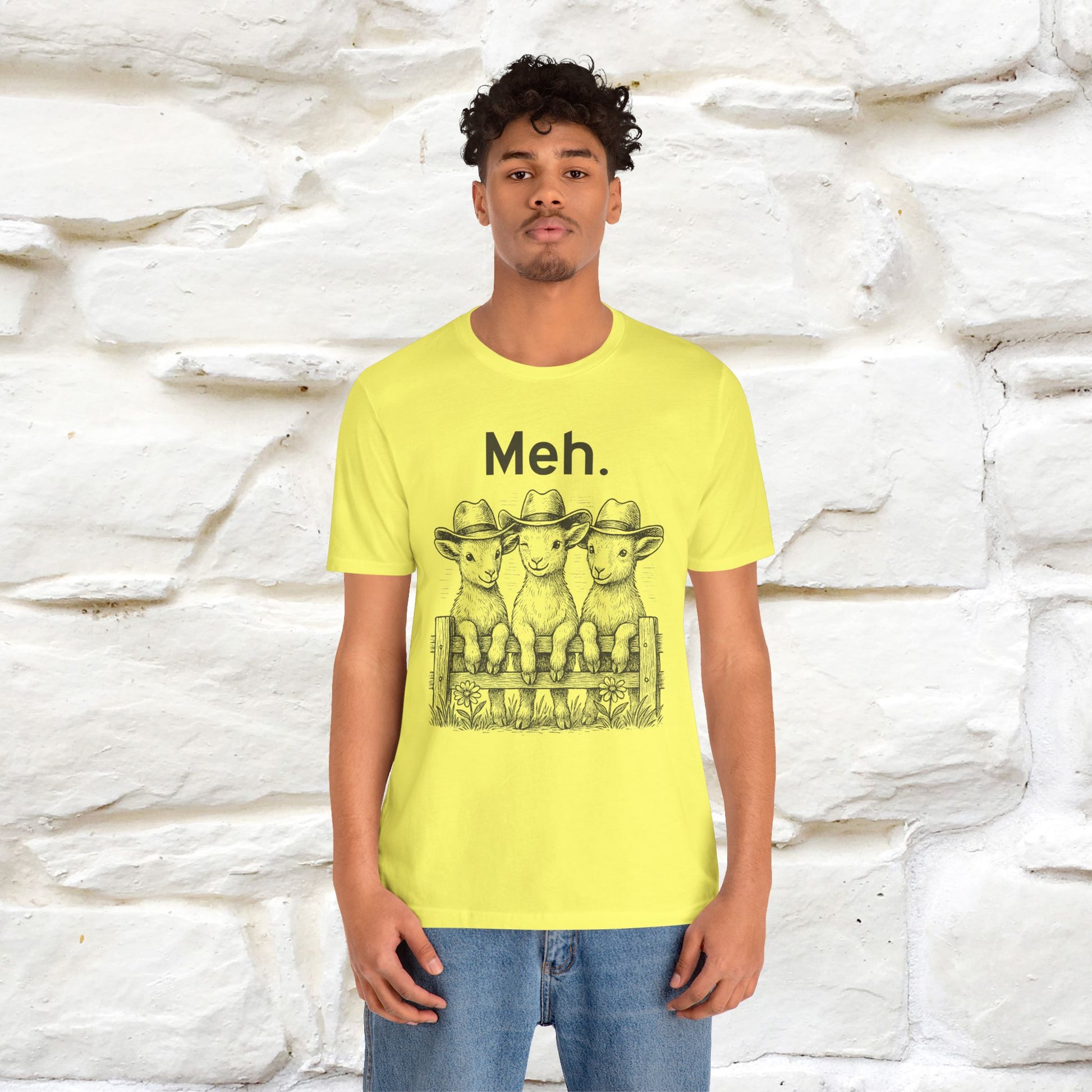 "Meh" Cute T-shirt |Nunu&Miao Studio - Nunu&Miao Studio