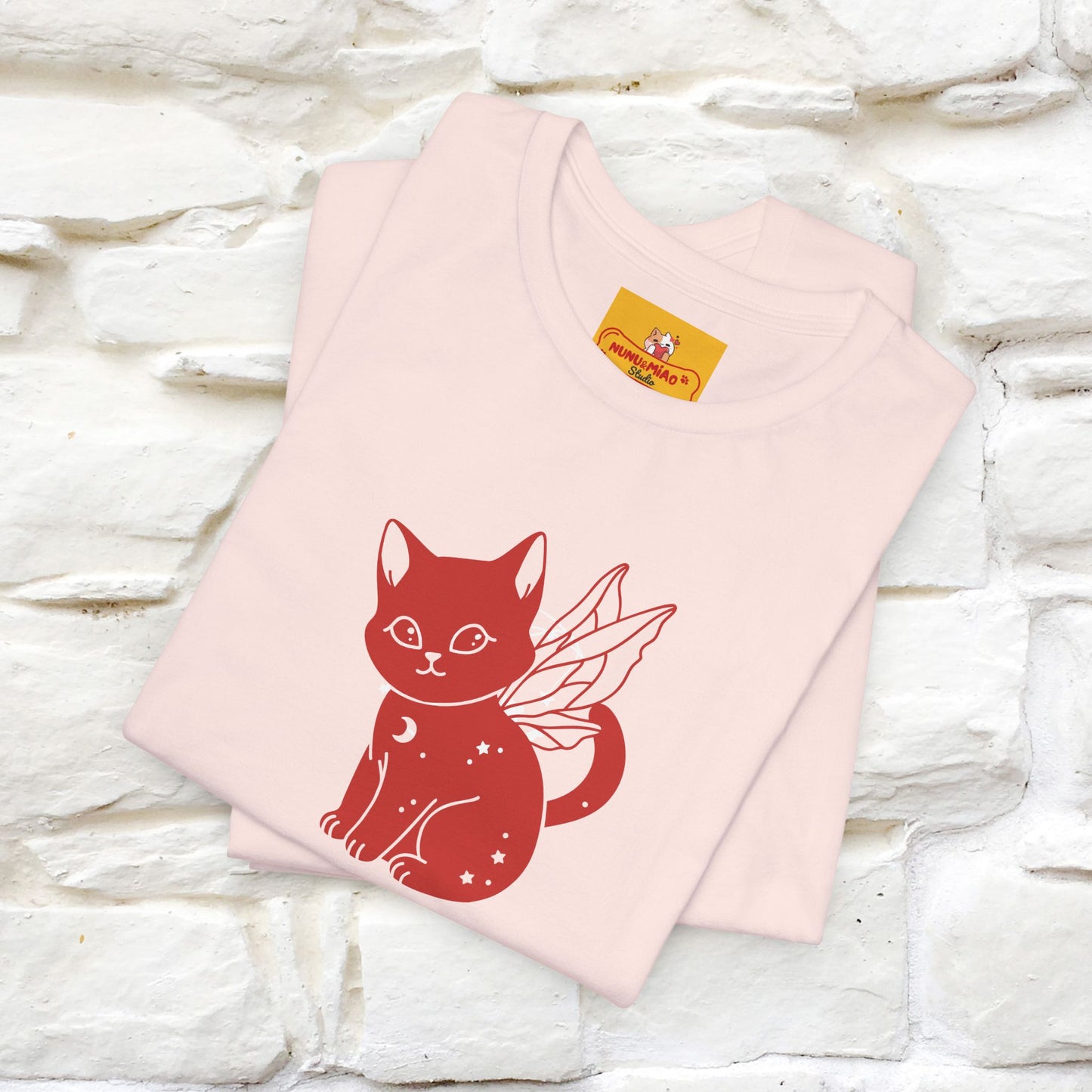 "Espoir Speranza Hope'' Cat T-Shirt Front and Back Design | Nunu&Miao Studio