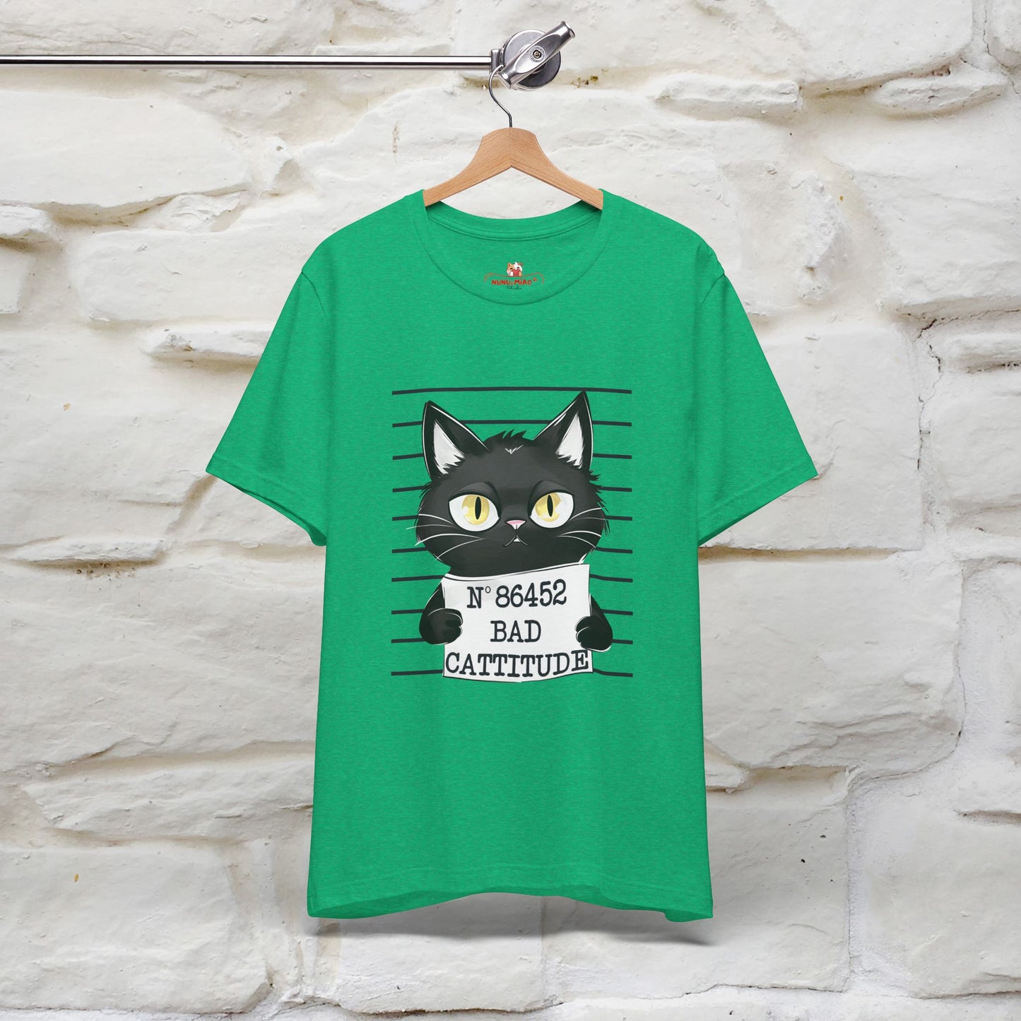 "Bad Cattitude" T-Shirt for Men & Women | 100% Cotton*