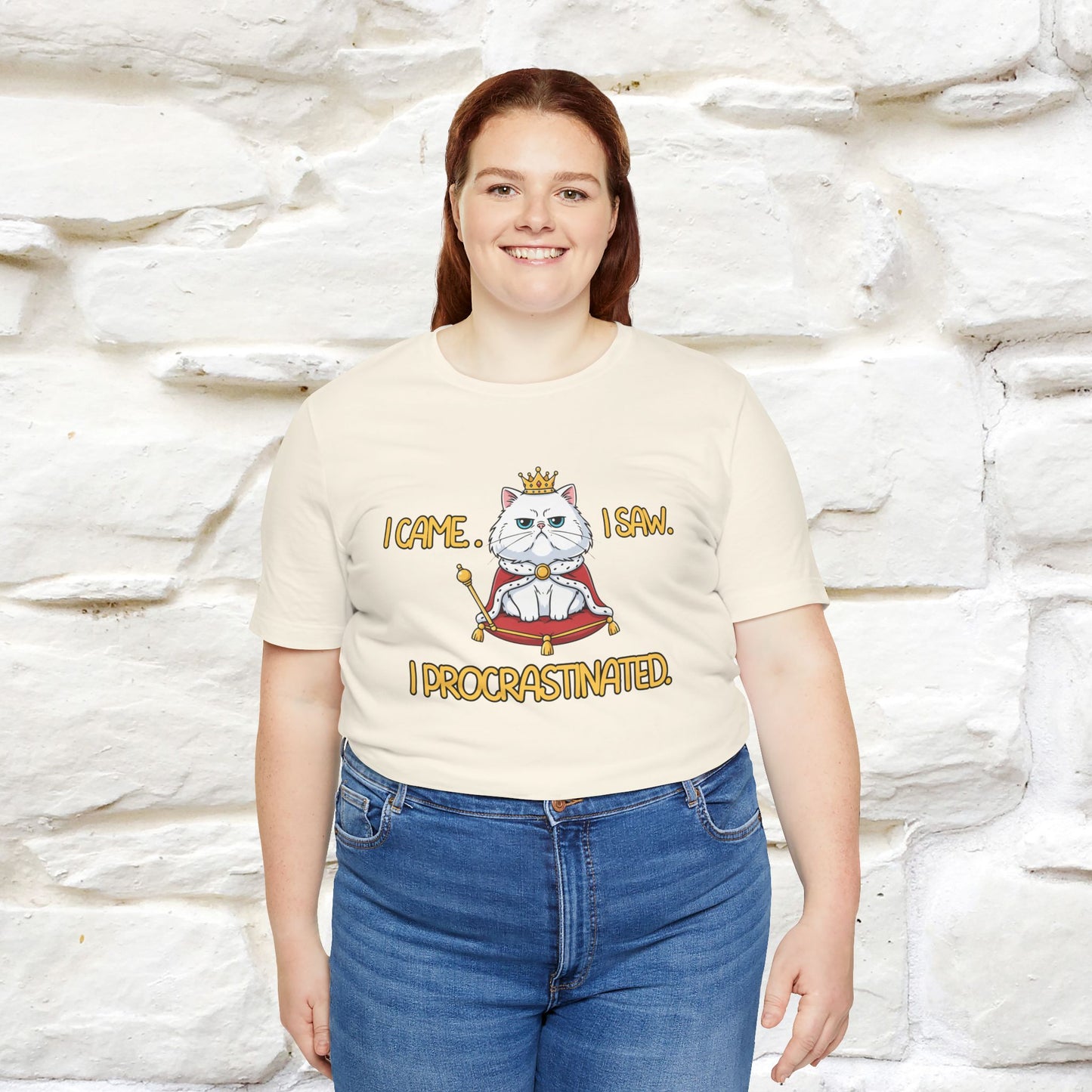 ''I came. I saw. I procrastinated.''| Funny T-Shirt | Nunu&Miao Studio
