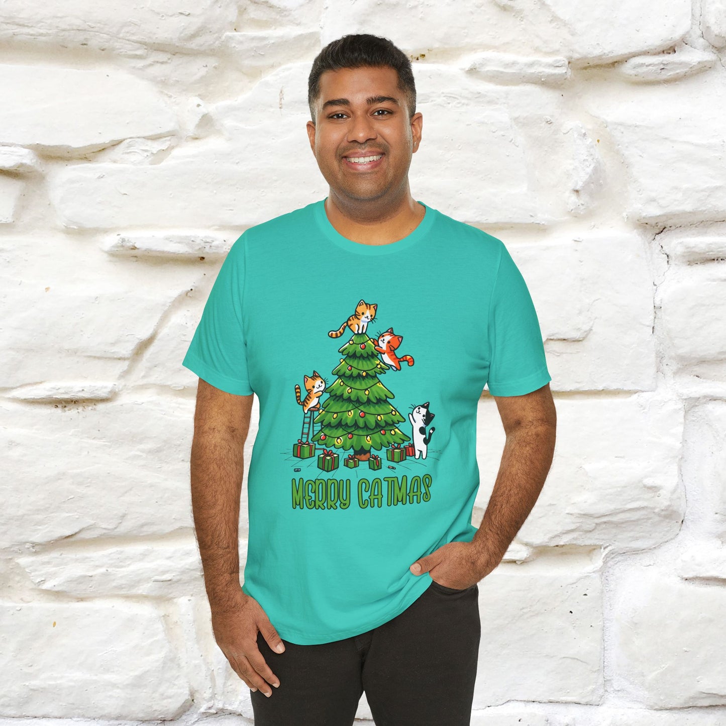 ''Merry Catmas'' | Cattitude Christmas Tee| Nunu&Miao Studio - Nunu&Miao Studio