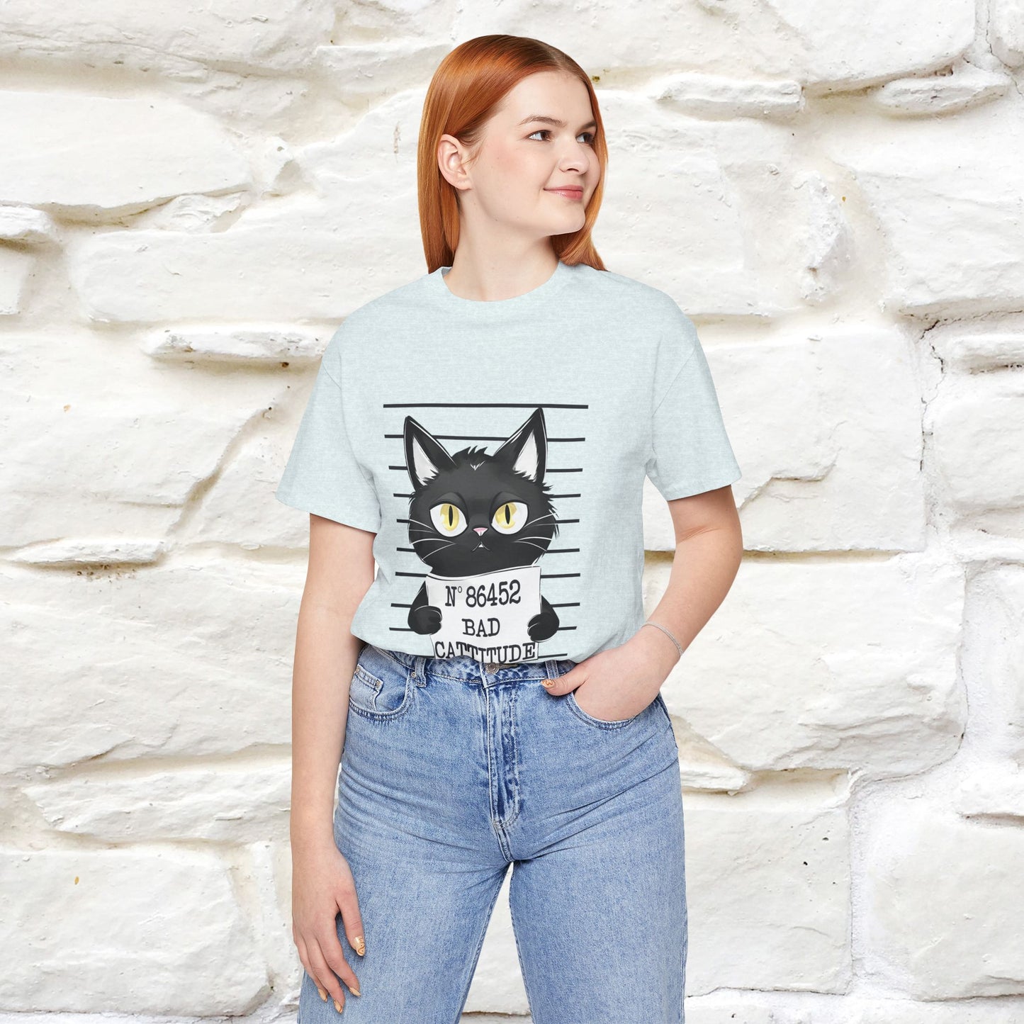 "Bad Cattitude" T-Shirt for Men & Women | 100% Cotton*