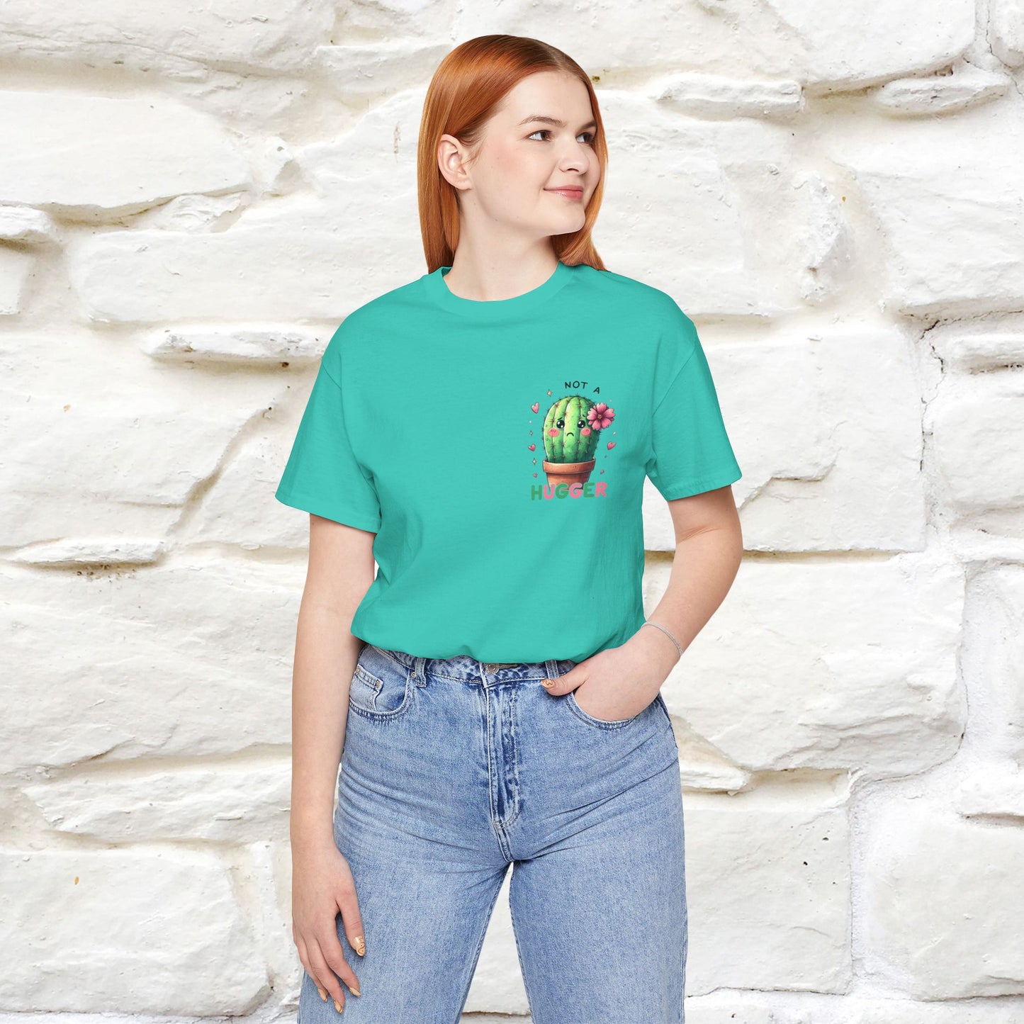 "Not A Hugger" |Funny T-Shirt | Front & Back Design|Nunu&Miao Studio