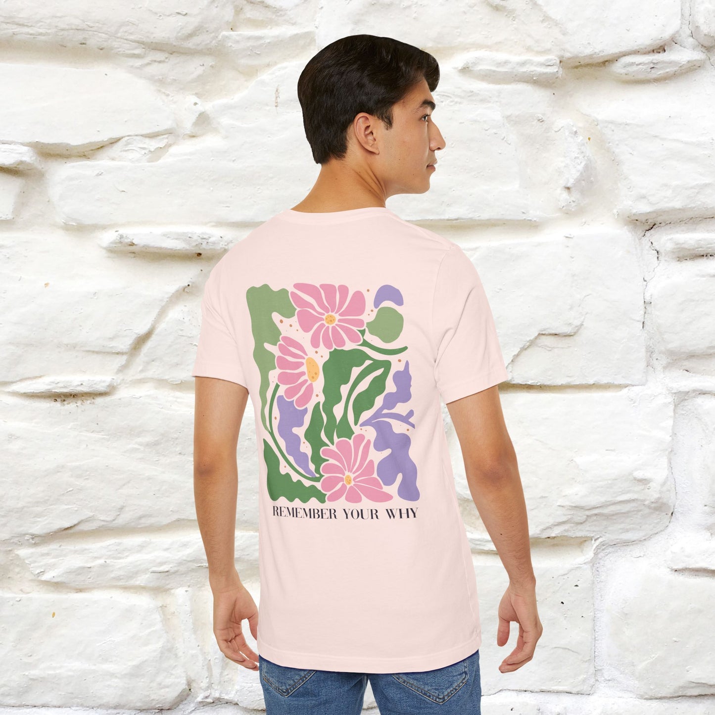 "Remember Your Why'' Cat T-Shirt Front and Back Design | Nunu&Miao Studio