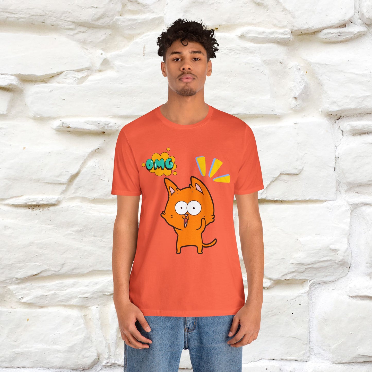 ''Oh My God'' Cat T-Shirt | Nunu&Miao Studio