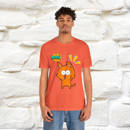''Oh My God'' Cat T-Shirt | Nunu&Miao Studio