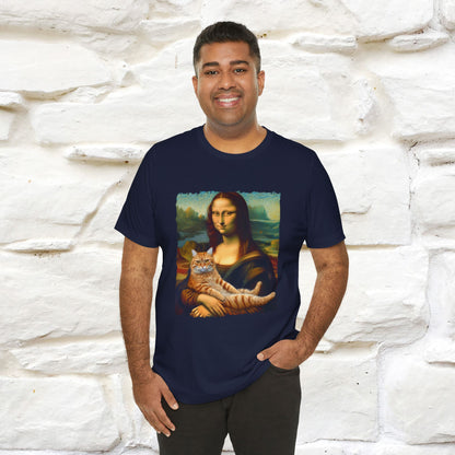 Mona Lisa’s Cat T-Shirt | Classic Art-Inspired Cat Tee for Men & Women | 100% Cotton*