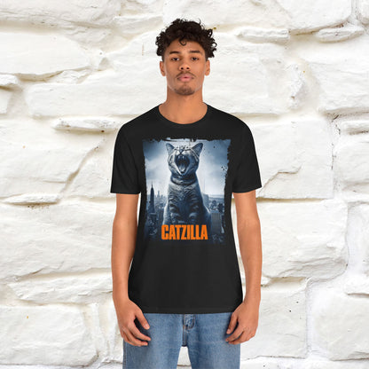 Catzilla T-Shirt | Fun Monster Cat Tee for Men & Women | 100% Cotton*