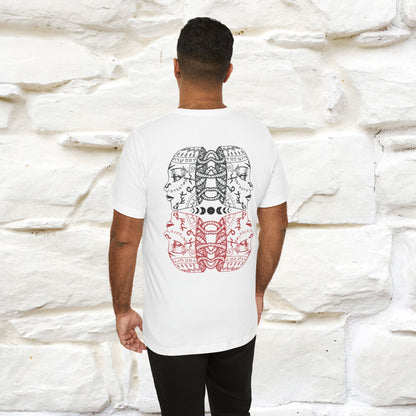 ''Illusion'' Cat T-Shirt Front and Back Design | Nunu&Miao Studio