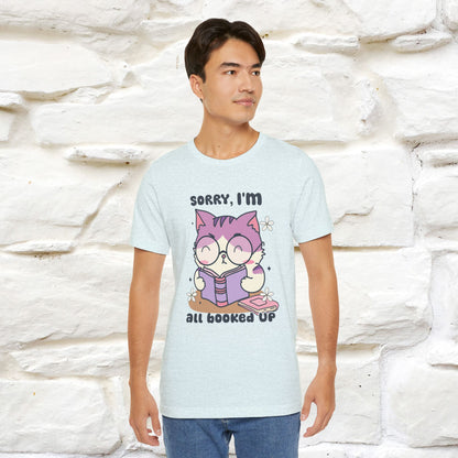 Funny Cat T-Shirt for Book Lovers – 100% Cotton* | Cute Cat Apparel for Men & Women | Gifts for Cat Lovers