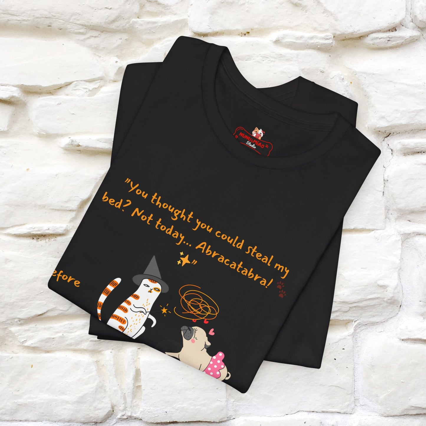 "Abracatabra: The Power of Purrs!" Cat T-Shirt for Men & Women | 100% Cotton*