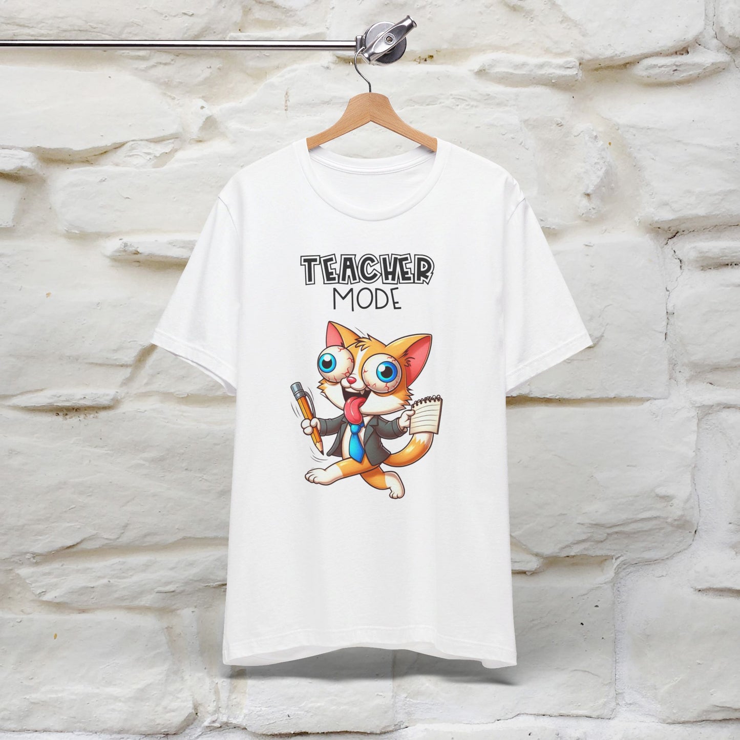 ''Teacher Mode'' T-shirt for Man 100% Cotton* - Nunu&Miao Studio