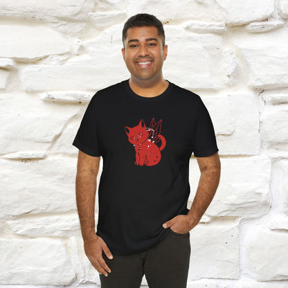"Espoir Speranza Hope'' Cat T-Shirt Front and Back Design | Nunu&Miao Studio