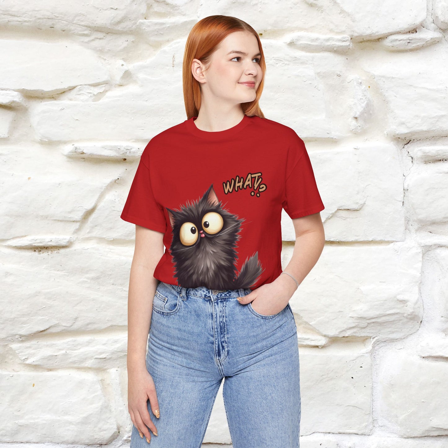 ''What ?'' | Cat T-Shirt  | Nunu&Miao Studio