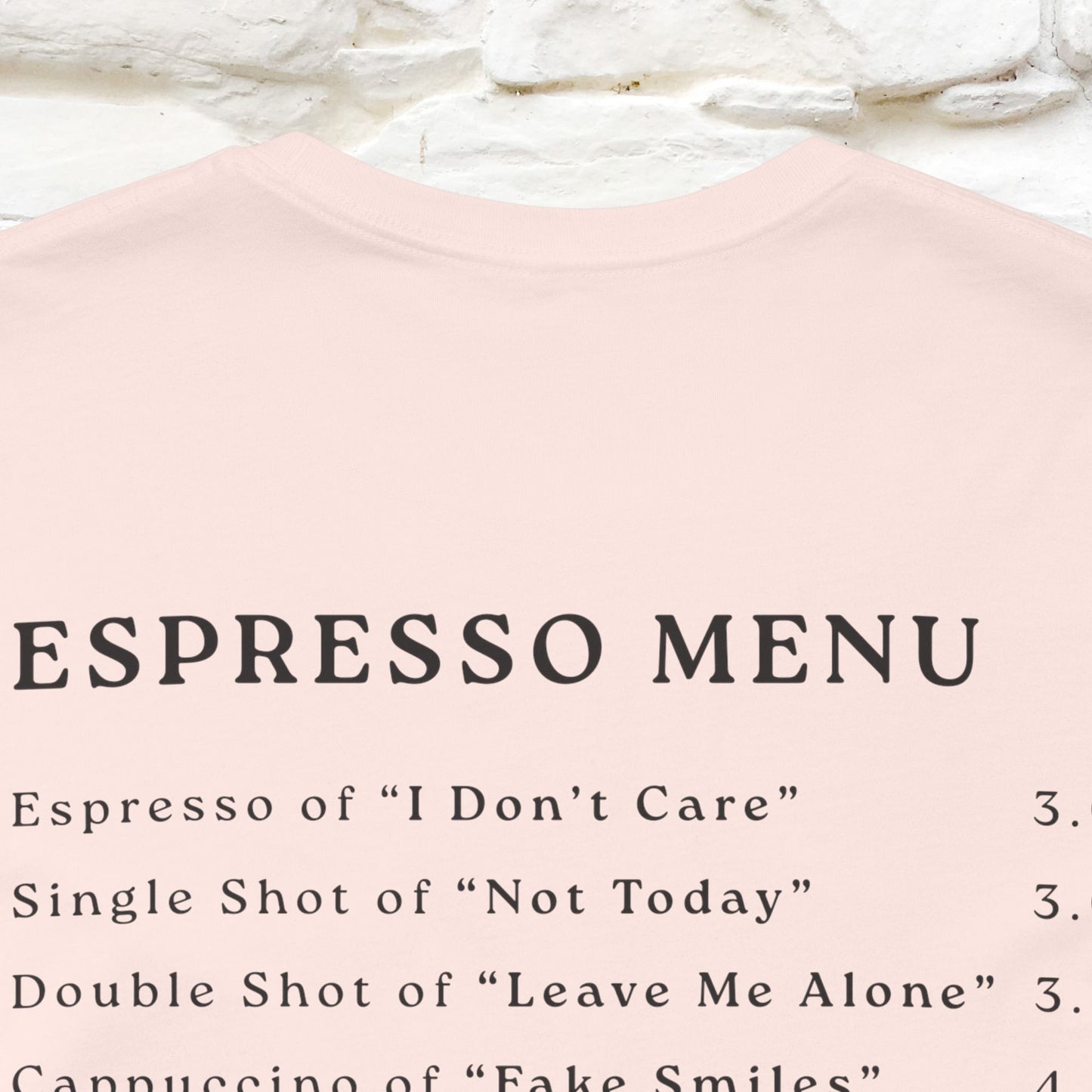 "More Espresso Less Depresso" |Cat T-Shirt | Nunu&Miao Studio