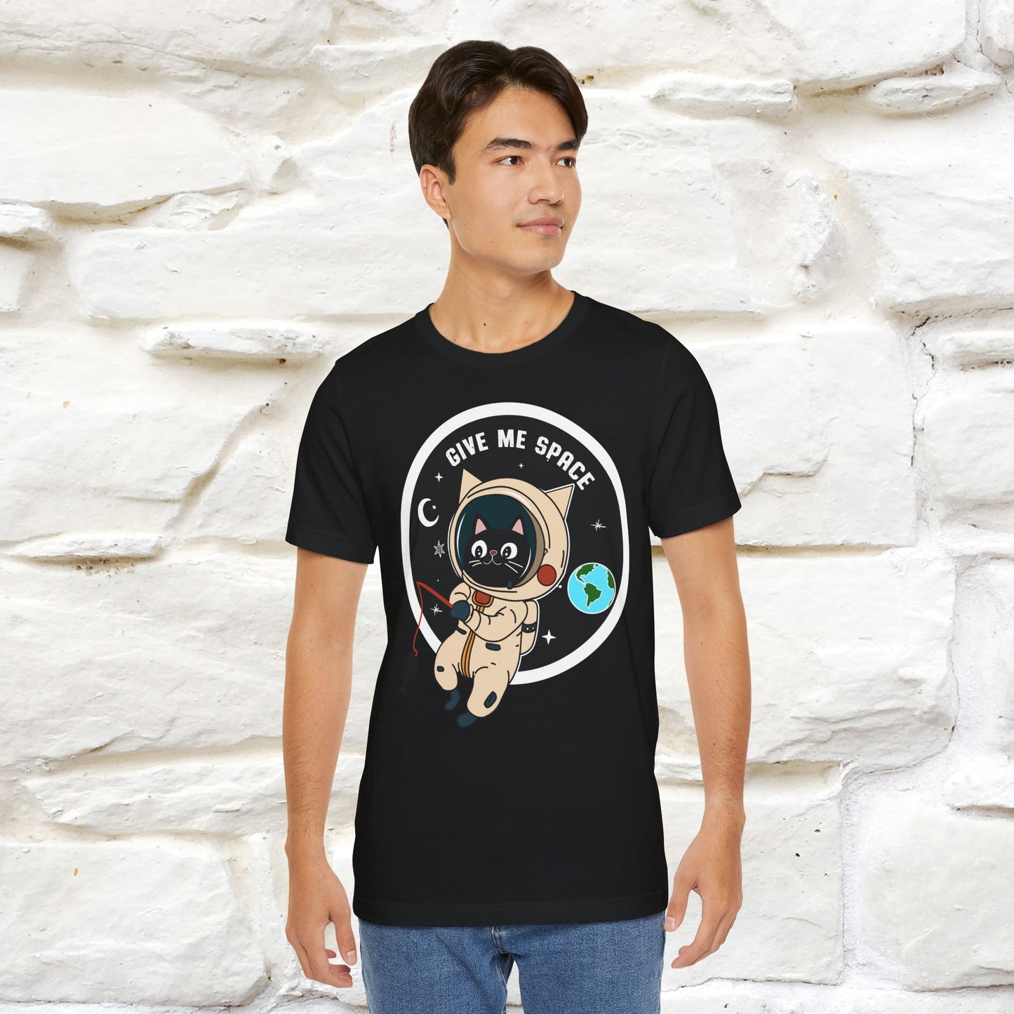 Give Me Space Cat T-Shirt for Men & Women | 100% Cotton* Funny  Tee