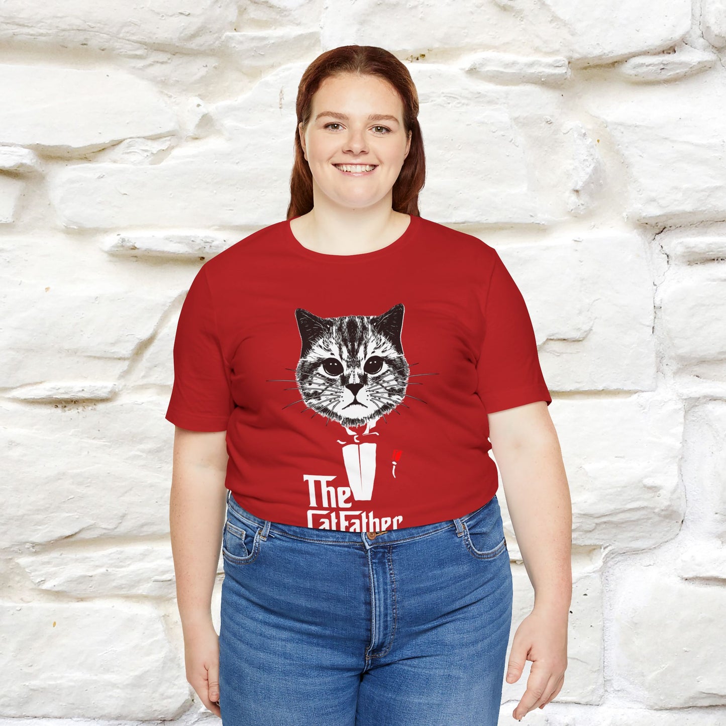 ''The Cat Father T-Shirt''| Iconic Cat Lover Tee | Nunu&Miao Studio - Nunu&Miao Studio
