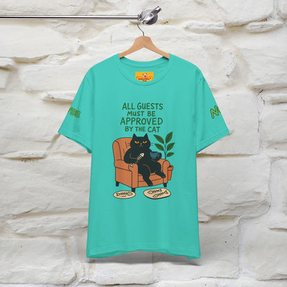 "All Guest Must Be Approved By The Cat - NO,MAYBE" Cat T-shirt |Nunu&Miao Studio