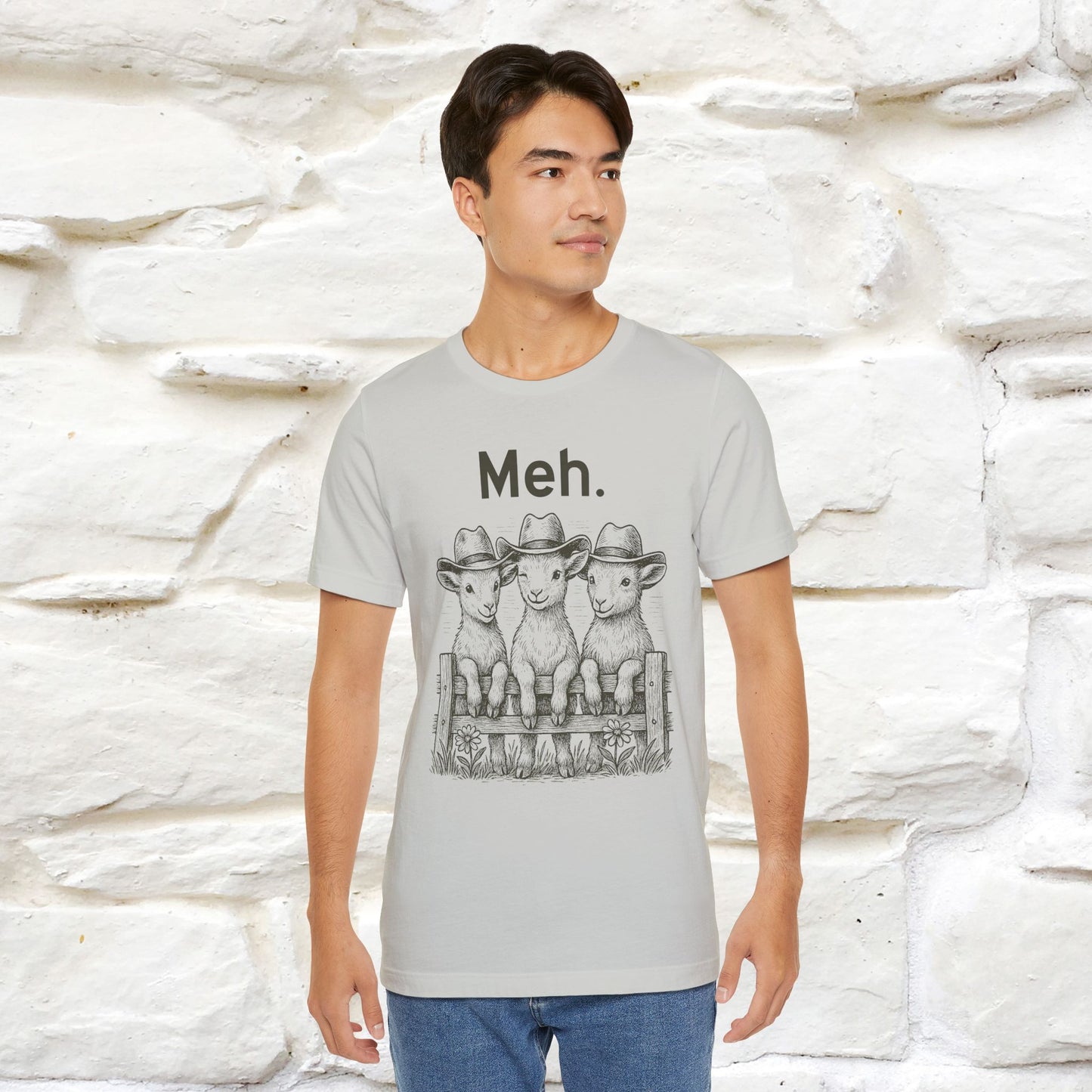 "Meh" Cute T-shirt |Nunu&Miao Studio