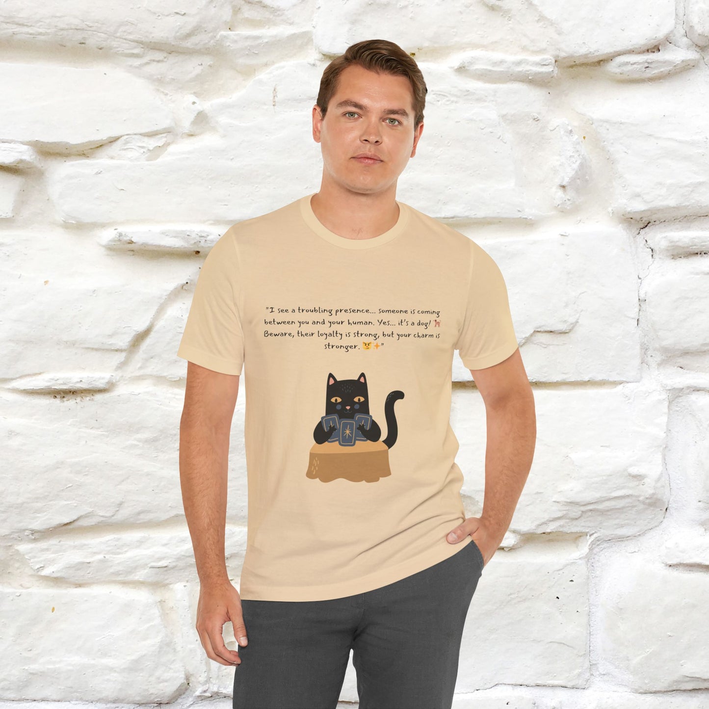 "The Cat's Tarot: Secrets Revealed" Cat T-Shirt for Men & Women | 100% Cotton*