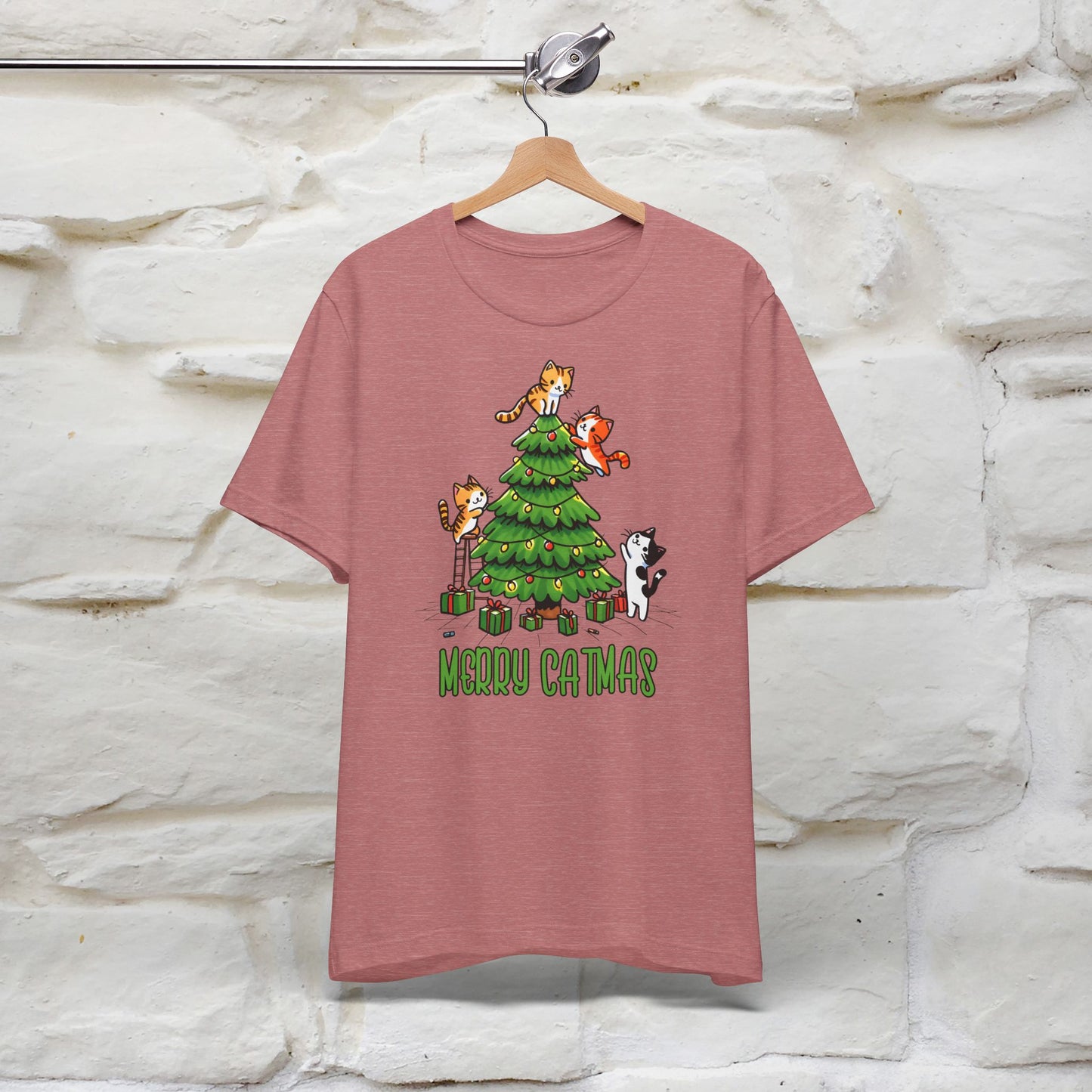 Merry Catmas | Cattitude Christmas Shirt for Men & Women | 100% Cotton*