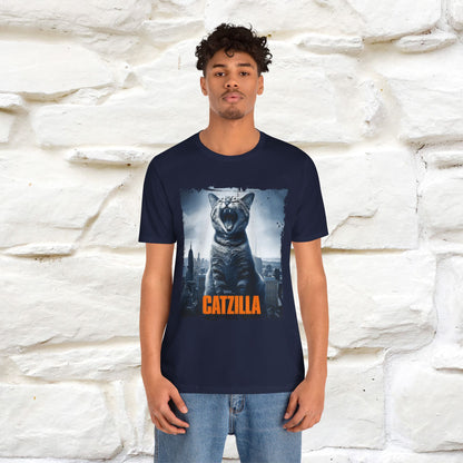 Catzilla T-Shirt | Fun Monster Cat Tee for Men & Women | 100% Cotton*