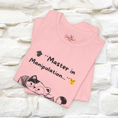 ''Master In Manipulation. How To Train Your Human ''  Cat T-shirt for Men and Women  100% Cotton*