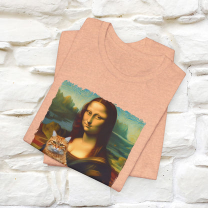 Mona Lisa’s Cat T-Shirt | Classic Art-Inspired Cat Tee for Men & Women | 100% Cotton