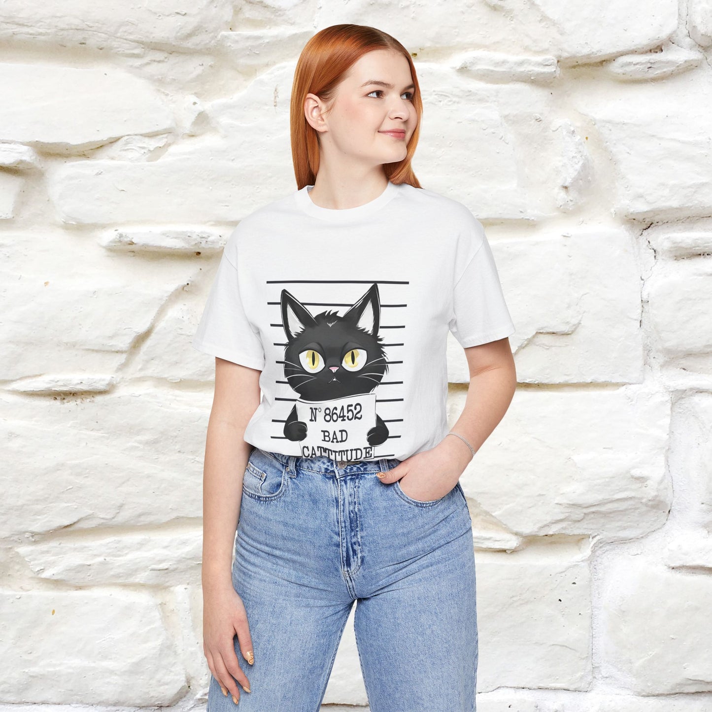 "Bad Cattitude" T-Shirt for Men & Women | 100% Cotton*