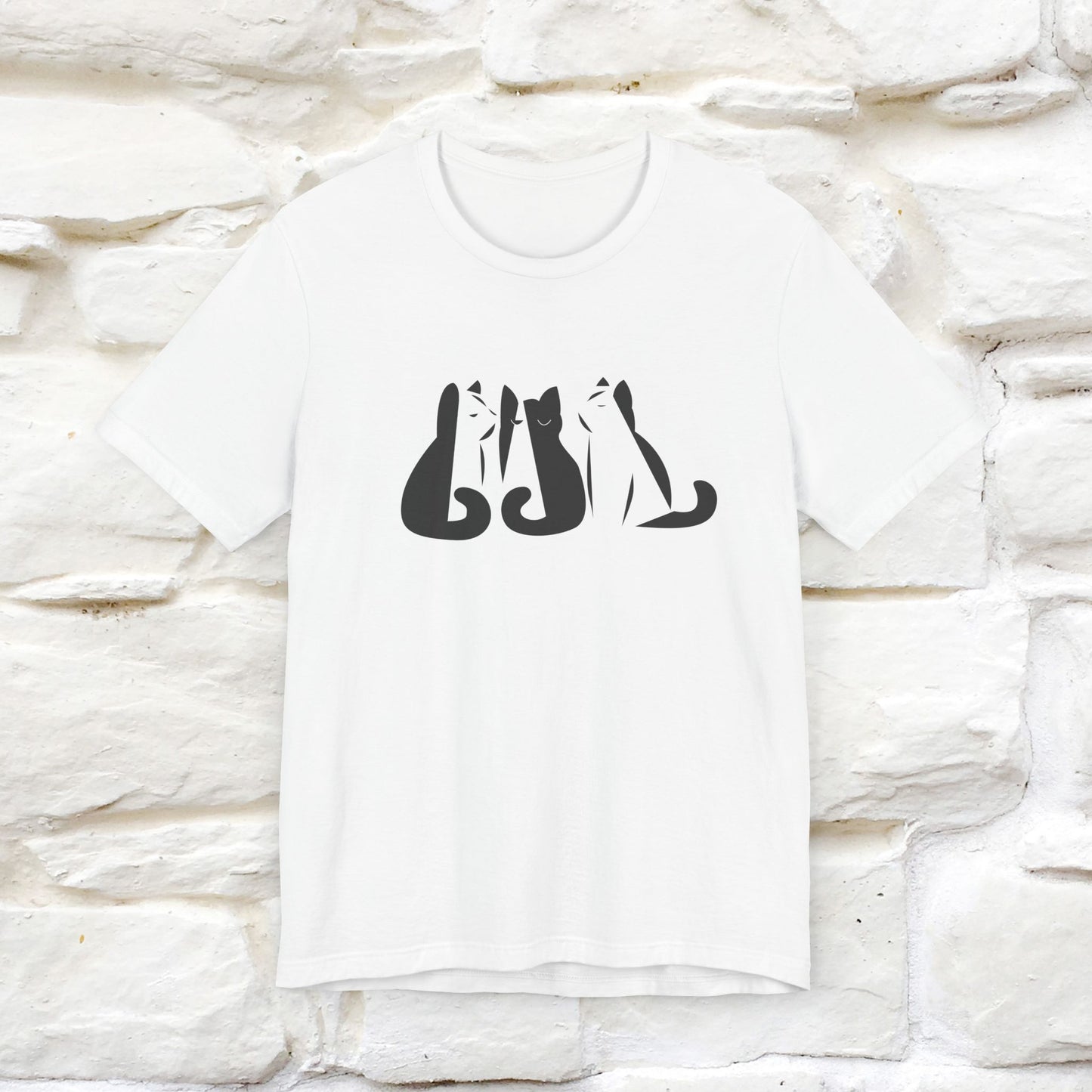 "Black And White" Cat T-Shirt for Men & Women | Front & Back Design | 100% Cotton* 🐾