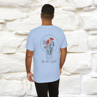"Be The Light" Cat T-Shirt | Front & Back Design | Nunu&Miao Studio