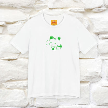 "Happiness Comes From Peace, Peace Comes From Indifference" Cat T-Shirt| Front & Back Design | Nunu&Miao Studio