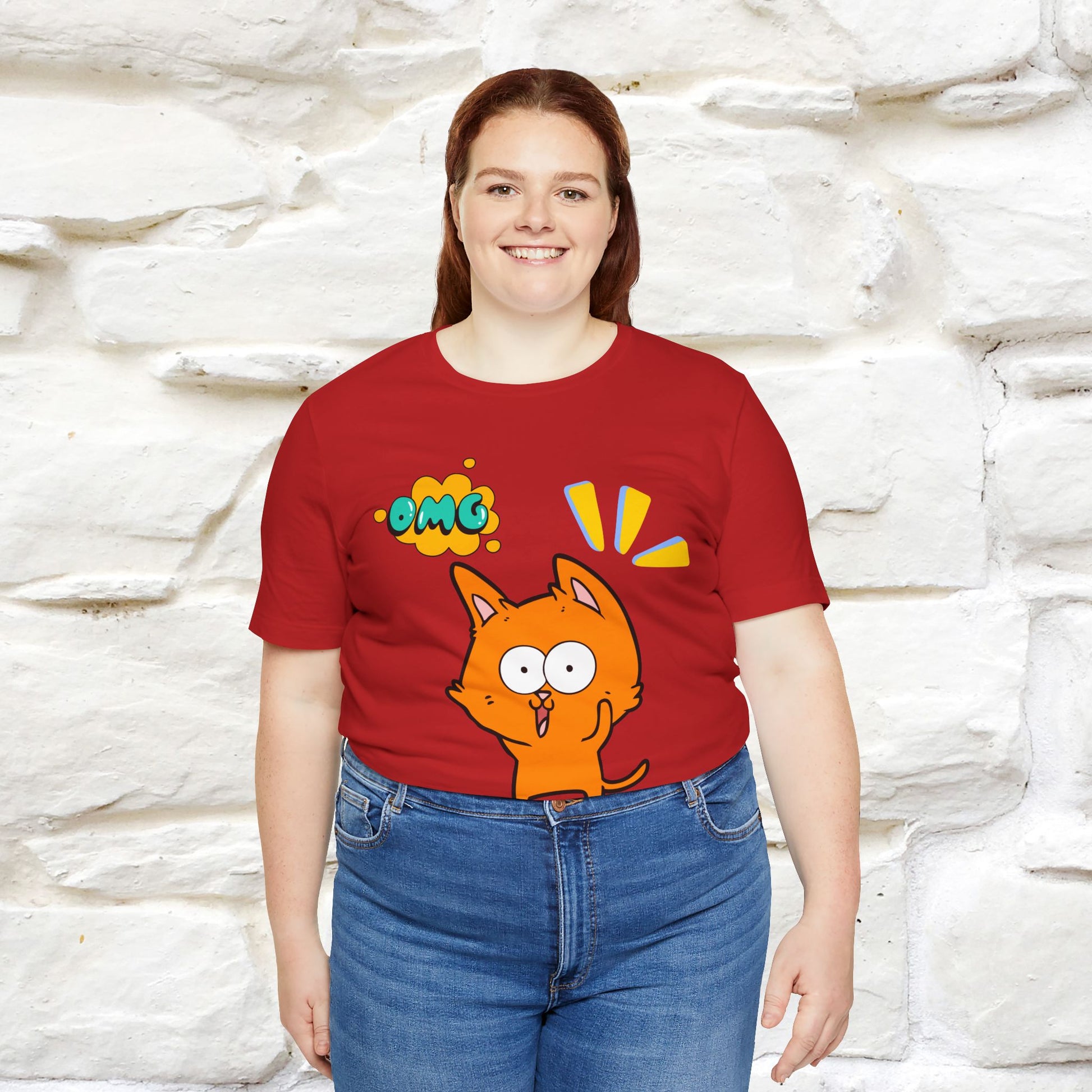 ''Oh My God'' Cat T-Shirt | Nunu&Miao Studio - Nunu&Miao Studio