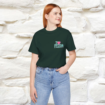 "I Love Pizza"| Cat T-shirt | Nunu&Miao Studio